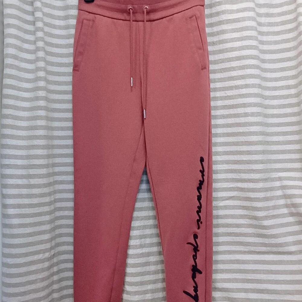 Armani Exchange Pink Dusty Rose Track Joggers